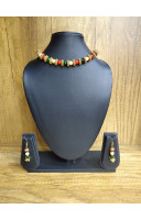 Multicolor Beads And Golden Charms Combine Jewellery (KR1697) 